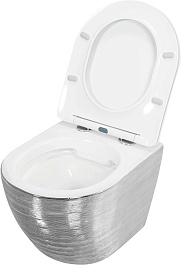 Grossman Унитаз подвесной GR-4455SWLS серебро – фотография-3